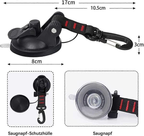 Pack Ankare Sugproppar med Fästkrokar Camping Kit Sugpropp Fästkrokar för Bilsidomarkiser, Tält, Campingpresenningar