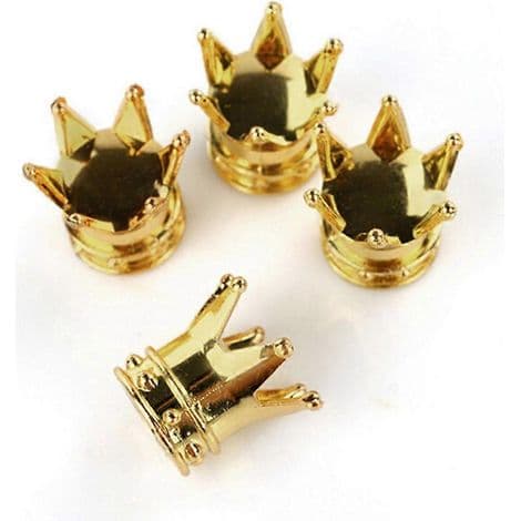 Bildäcksskydd av kronmodell (guld)
