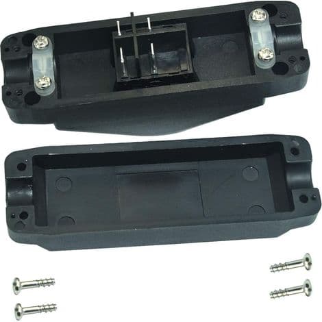 IP65 Knapp Inline Ledningsbryter Vanntett Svart På/Av-bryter 30A 220V