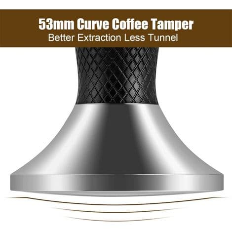 Espresso Nålekaffemaskine, 53 mm Espresso Kaffeguidepresser 2 i 1 med 5 Fine Nåle Rustfrit Stål Kaffedispenser