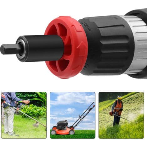 Elmotoradapter, gräsklipparmotorstartborr för trimmers och annan bärbar utrustning och biltillbehör