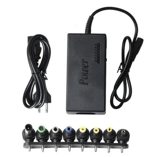 96W universell strømforsyning for bærbar PC, 12V-24V, justerbar AC-DC strømadapter, [1DB85DD]