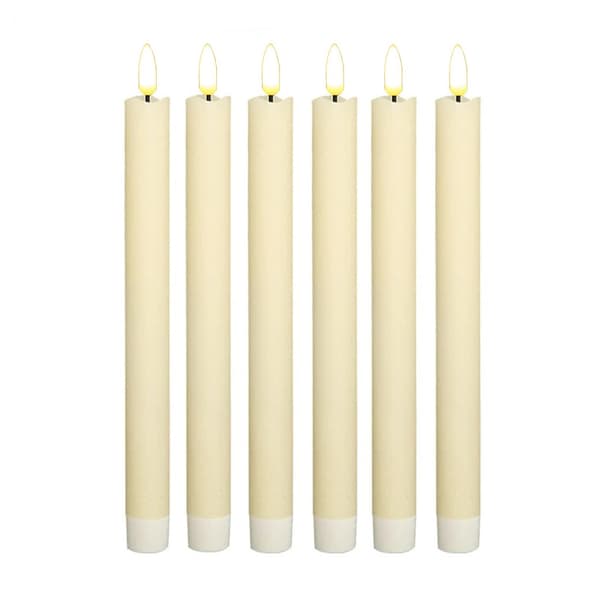 LED-lys med fjernkontroll – 6-pakning