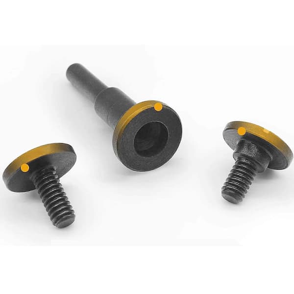 Metallkappeskive Disk Dorn Arbor 1/4\" Skaft Stem Die Grinder Sett
