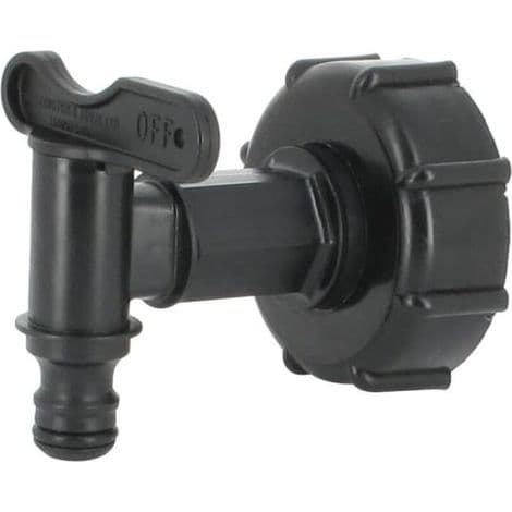 S60X6 Fitting - HDPE-hane til 1000 L vandtank, fitting og andet tilbehør til regnvandsopsamlingstanke