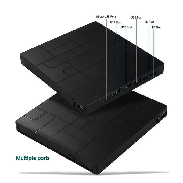 Brænder Multifunktions Optisk Drev Computer USB Mobil Ekstern