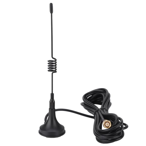 433MHz RP SMA lige sugeantenne han med magnetisk base til amatørradio