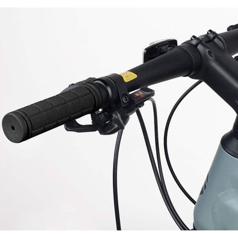 Par ergonomiske cykelgreb lavet af blødt, skridsikkert gummi (sort)