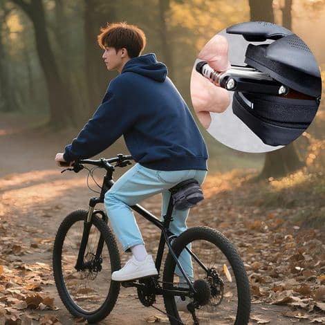 Cykelväska, pakethållarväska, sidofickor