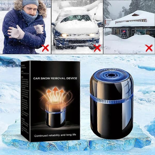 Elektromagnetisk Is Smelting Aviser Vinter Bilfrontrute Antifreeze Snøfjerner