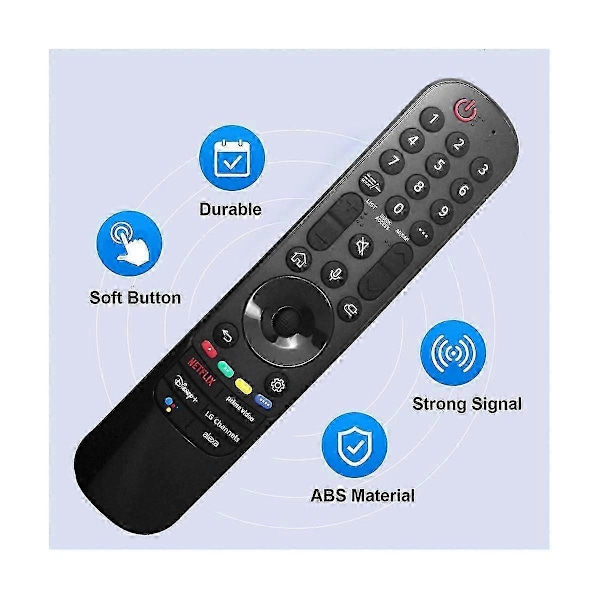 Ersättningsfjärrkontroll MR22GA AKB76039902 för LG Smart TV 2022 OLED TV Z2, G2, C2, B2, A2 QNED99, 90, 85, 8