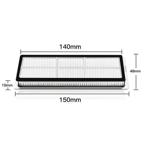 Tilbehørssett for Xiaomi Mi Robot Vacuum Mop 2 STYTJ03ZHM - 14 deler