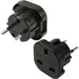 Rejseadapter - Universalstik - Rejsestikadapter - AC-stikadapter - Storbritannien til Europa