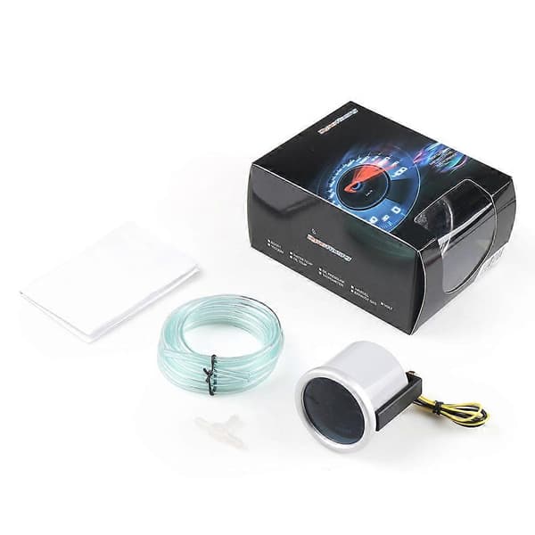 Lodenqc Bilmåler 2'' 52mm Universal 12V Måler Mete Røyk Len Turbo Boost Måler Bar LED Digital Pointer Boost Måler