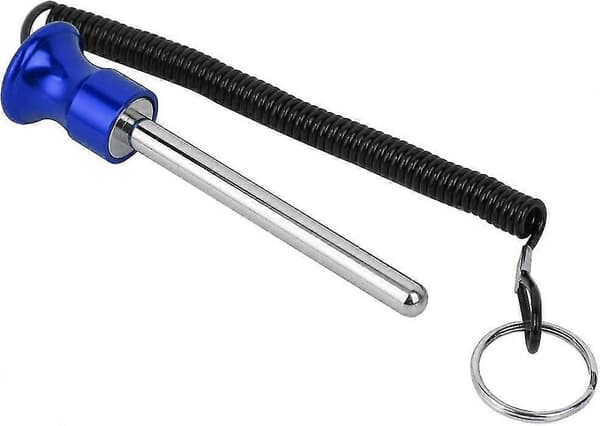 Gymutrustning med vajer magnetiska stift pluggning stift dragrep styrketräningsutrustning tillbehör (blå) (1 st)