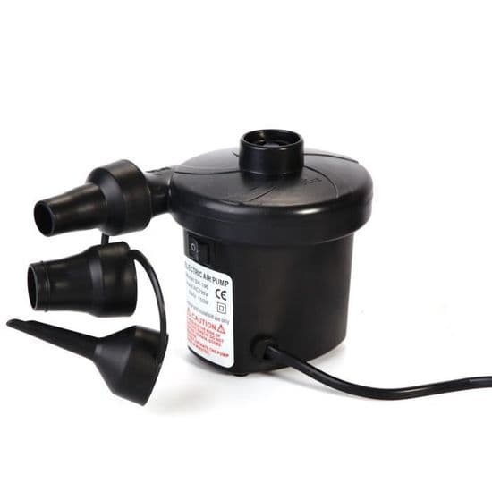 XCSOURCE Elektrisk luftpumpe/inflator til luftsenge, madrasser, pools og campingbrug, 230V, håndfri, OS340