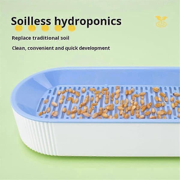 Hydroponisk Kattegressboks Kattesnacks Hydroponisk Mindre P Kattegresspotte B-Yogu