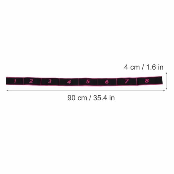 Elastiske modstandsbånd - AB070 - Multi-styrke - Letvægts og foldbare - Anti-deformation