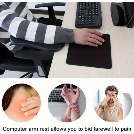 1. Ergonomisk armlæn – Komfortabel albuestøtte, perfekt til kontorarbejde