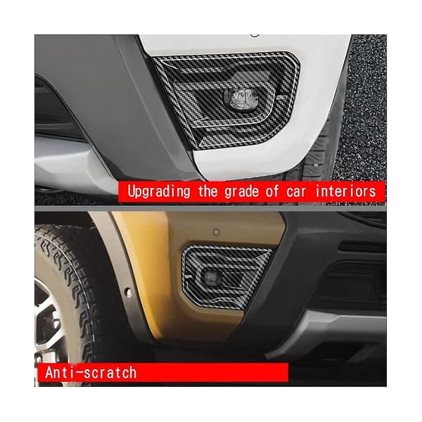 Bil Karbonfiber Mønster Frontfanger Tåkelys Deksel Trim Front Tåkelys Ramme For 2023+