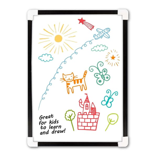 A4 Magnetisk whiteboard til tør aftørring, mini kontor opslagstavle, memo whiteboard og viskelæder
