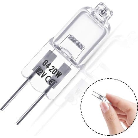G4 halogenlampe, 20 Watt G4 stift halogenlampe, 12 V, 3000 K varmhvit, dimbar 10