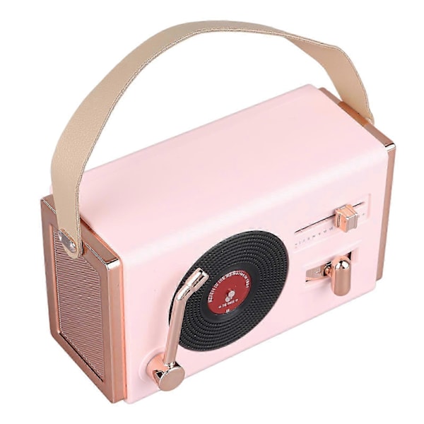 Retro Bluetooth-högtalare Vintage Liten Bärbar Bluetooth-högtalare Stöder Kort USB-minne för Utomhusbruk Hem YEMMA