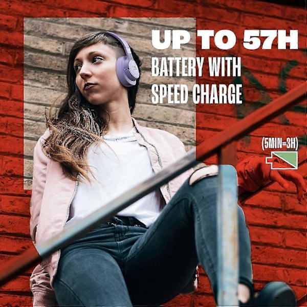Tune 720BT - Trådlösa Over-Ear Hörlurar med Pure Bass Sound, Bluetooth 5.3, 76 timmars batteritid