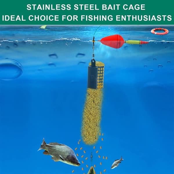 Karpfiskefoder Metal Fiskemaddingbur (6 Stykker, 10/20/30/40/50/60g)