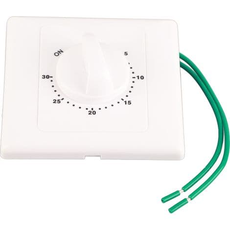 Mekanisk Pump Timer AC 220V, 30 Min Timerbrytare med Nedräkning för Väggmontering, 86 Panel