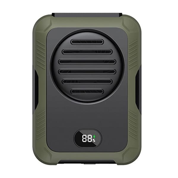 Bærbar ventilator - RYTTGOP - Mini hængende ventilator - Genopladelig - Letvægts - Sammenfoldelig