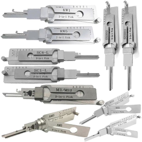 Original 2-i-1 Lishi Sc1 Sc4 Kw1 Kw5 Am5 M1/ms2 Ss001 Nsn14 Cy24v.2 Fo38 endast Sc1 och Kw1)