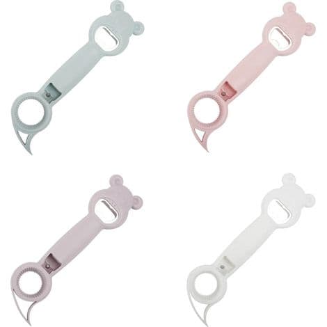 Four Bear Designs 4-in-1 pullonavaaja, tölkinavaaja ja purkinavaaja