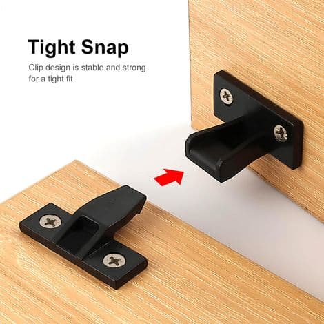 Pakke med 10 hurtigmonterede ABS-sokkelclips til møbelpaneler, snap-on sokkelfastgørelser til køkkenmøbler, garderobeskabe, sengeborde