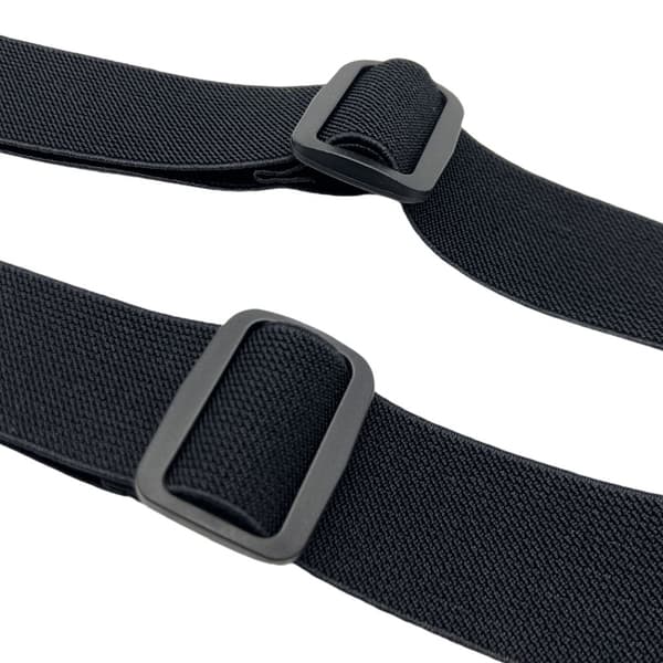 Herre X-formede seler – 3,8 cm bredt elastikbånd med 4 spænder, justerbart skridsikkert design, 2-pak.