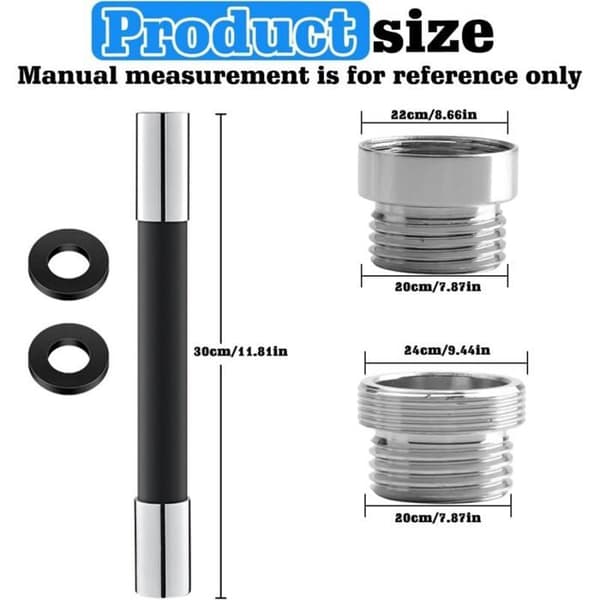 360° hanan jatke, 30cm, vettä säästävä