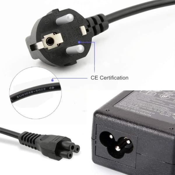 DTK IEC320 C5 strømkabel AC-adapter til HP Dell ASUS Acer Sony Lenovo Samsung bærbare computere 1,8M