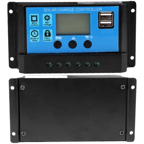 40A 12V 24V Automatisk Solar Opladningscontroller, PWM Controller (40A)
