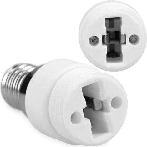 10x sokkeladapter - E14 til G9 sokkelomformer - Bajonettsokkel lampeholderadapter for halogen LED-pærer