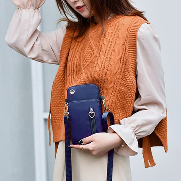 Crossbody Mini Taske Marineblå