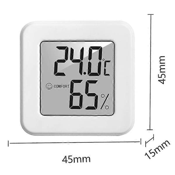Mini Inomhus Termometer LCD Digital Temperatur Rum Hygrometer Mätare Sensor Luftfuktighetsmätare Inomhus Termometer Temperatur