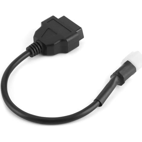 6-bens til 16-bens OBD2 diagnostisk adapterkabel til motorcykler, fejldetekteringsstik kompatibelt med Sinnis
