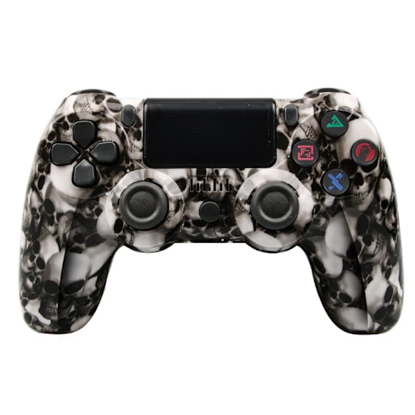 Trådlös handkontroll för PS4/Pro/PS3/Slim/PC/Steam, Bluetooth-handkontroll, Joystick, Stöder 6-Axis, Vibration, Touch Click