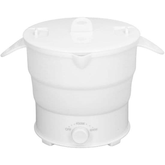 Multifunktionel elektrisk komfur - ZOR® - 1,2 L - Sammenklappelig pande - Bærbar - EU-stik - 220V - 800W