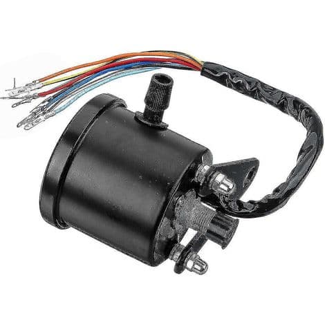 Universal dobbelt motorcykel speedometer (km/t), LED baggrundsbelysning, omdrejningstæller