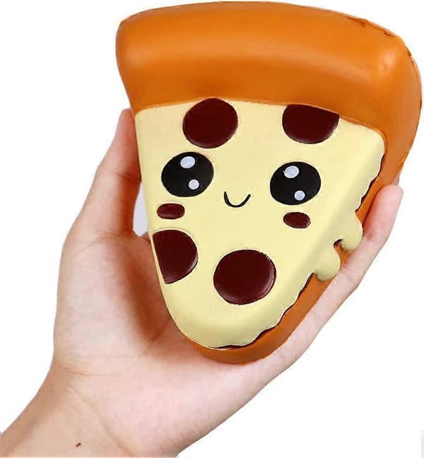 Pizza Kawaii Blød Langsom Stigning Duft Mad Brød Dekompression Børnelegetøj
