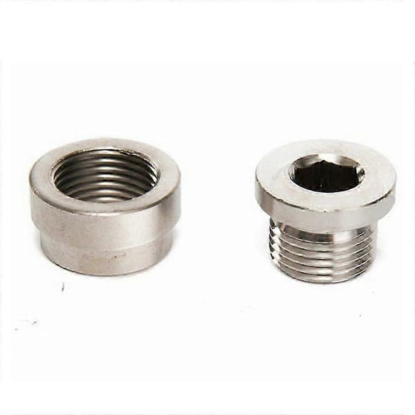 Højkvalitets Universal Oxygen Sensor Hex Skrue Og Møtrik 304 Rustfrit Stål Oxygen Sensor