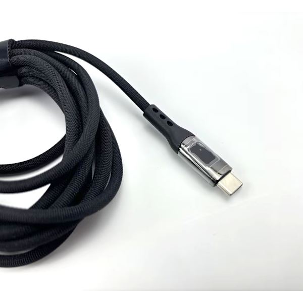 USB-C PD Hurtigopladningskabel 100W Sort 3 m