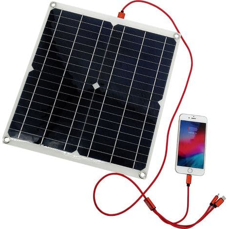 100W 60A 12V Solcellepanelsett Batteriladekontroller