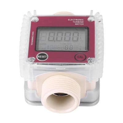 Turbinflödesmätare, 10-120L/MIN vattenflödesmätare, digital dieselbränsleflödesmätare
